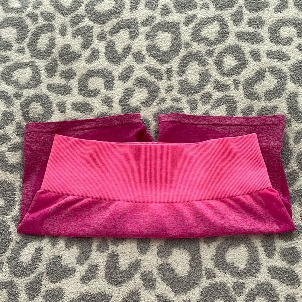 Pink athletic shorts